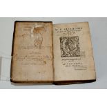 Early Vellum covered Book dating to 1578, M.T. Ciceronis Orationvm volvmen secvndvm, Argentorati