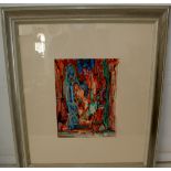 Original oil & Gouache painting by Diran.K.Garabedian 1882 - 1963, with Authenticity From his