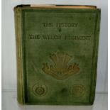 early 20th century military book about the welch regiment