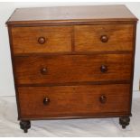 Victorian Mahogany 2 over 3 chest of Drawers