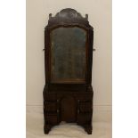 Large 17th / 18th century Queen Anne style? Dressing table mirror with drawers to either side and