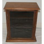 Small 'miniature' cabinet with glass front