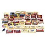 A collection of forty seven diecast toy cars. Most in original boxes. To include cars by Corgi and