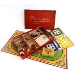 Toy - A Compendium games set. With a range of games including chequers, dice, ludo and dominoes.