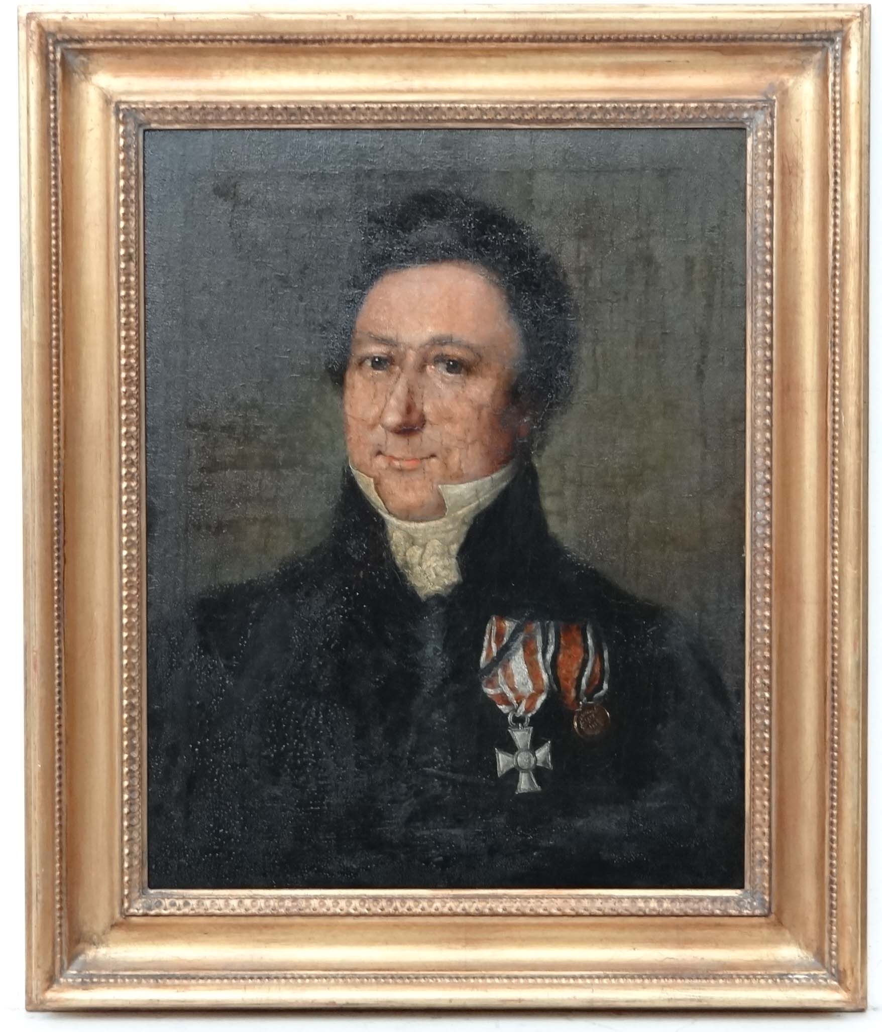 XVIII Military School
Oil on canvas , portrait
' Col . Gardiner who fell at the Battle Of