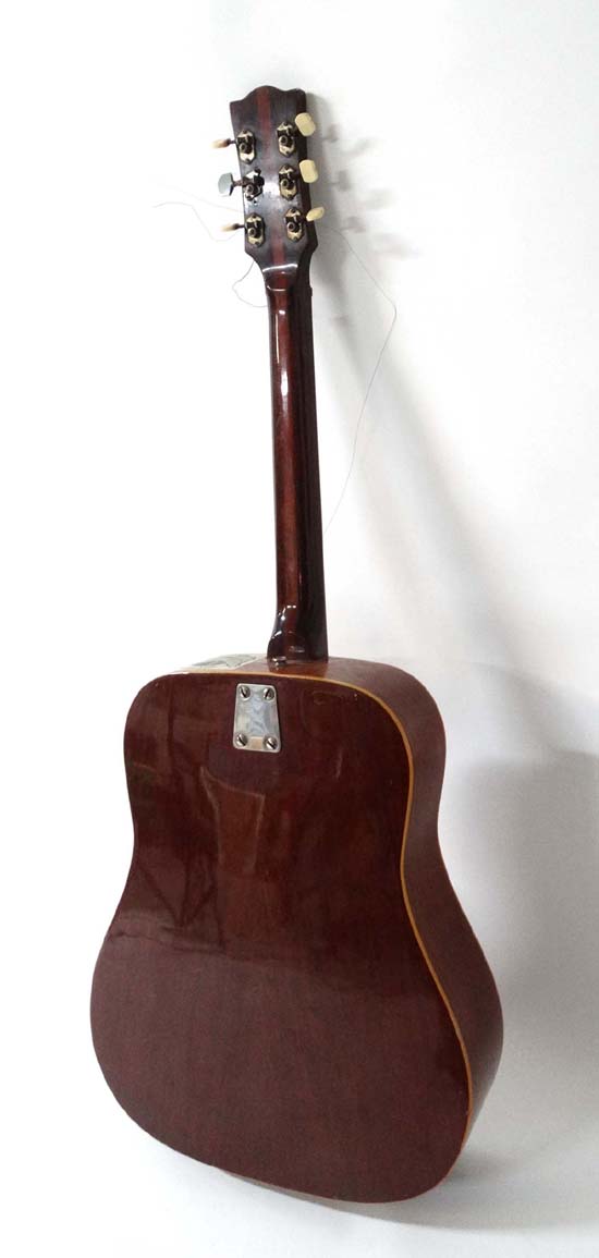 Musical Instruments : A 1960's model ' Ranger ' left handed Acoustic Guitar by Eko , Italy . - Image 2 of 9