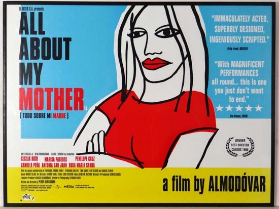 Original Film / Movie Poster : ' All About My Mother '
Was a Spanish comedy /drama film written