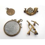 Militaria : A selection of early 20thC military items , comprising a Labour ( later Pioneer )