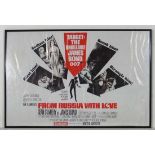 Film Poster : A reproduction promotional poster for ' From Russia With Love ' , second in the United