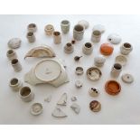 Militaria : A collection of evacuated German military WWII ceramics, to include fragments with