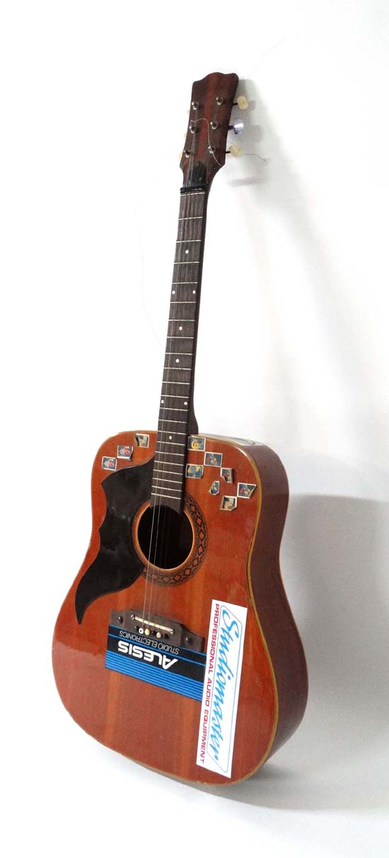 Musical Instruments : A 1960's model ' Ranger ' left handed Acoustic Guitar by Eko , Italy . - Image 4 of 9
