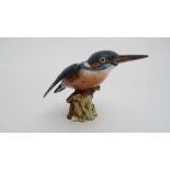 A Beswick kingfisher perched on a bough. Number 2371. Impressed Beswick England mark to base. 5 1/