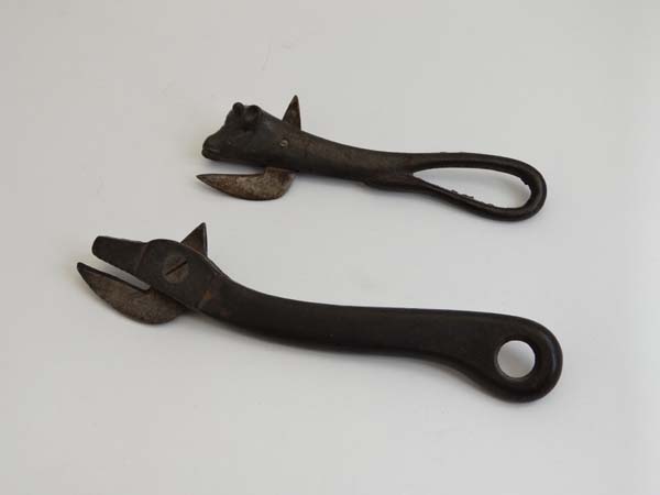 Can openers : two old tin can openers, one in the form of a Colman's Bull. CONDITION: Please Note - - Image 3 of 3