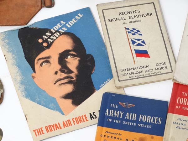 Militaria : A varied and unique collection of WWII British and American ephemera , comprising an - Image 21 of 22