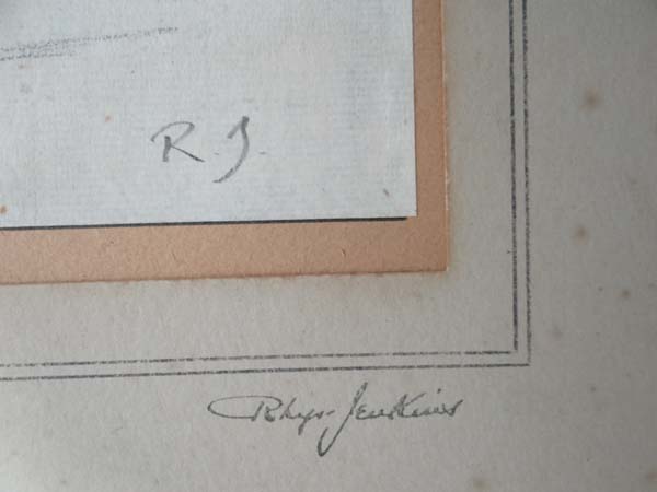 Rhys-Jenkins  XX Welsh,
Pencil sketch,
' Bab Zuweyla ',
Initialled lower right and titled with - Image 2 of 3