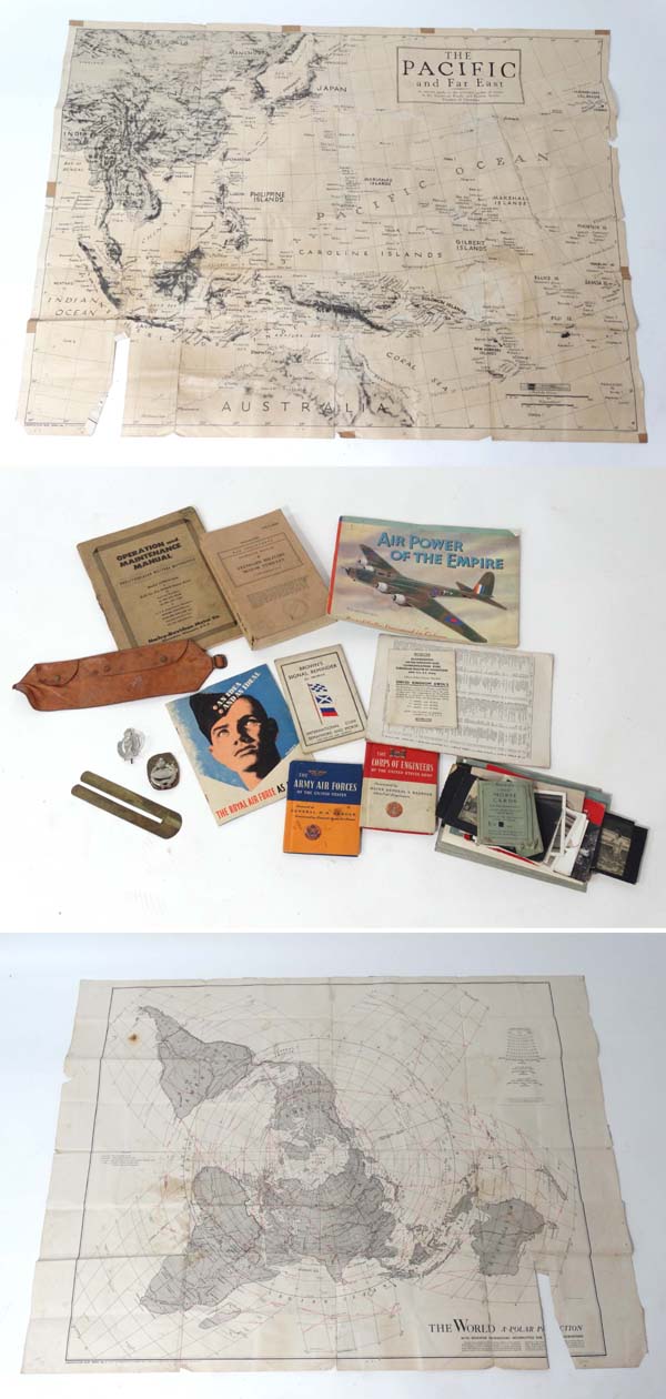 Militaria : A varied and unique collection of WWII British and American ephemera , comprising an - Image 6 of 22
