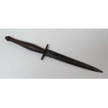 Militaria : A rare c1941 Second pattern Fairbairn Sykes fighting knife , the 6 3/4" blade and