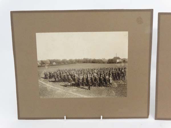 Militaria : A collection of WWI Military photographs , to include an unusual photo of a platoon of - Image 3 of 16