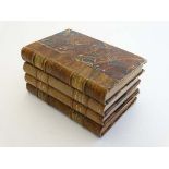 Books: A collection of 4 leather bound books printed in French. To include ''La Voire sans