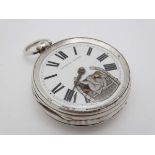 Erotic Pocketwatch : Signed 'P Gallewski , Sunderland ' a fusee movement pocket watch withno..9464