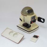 Vintage Retro : Tomy Omnibot Mark I, a mid 1980's original robot with tray and ' Omnibot Master
