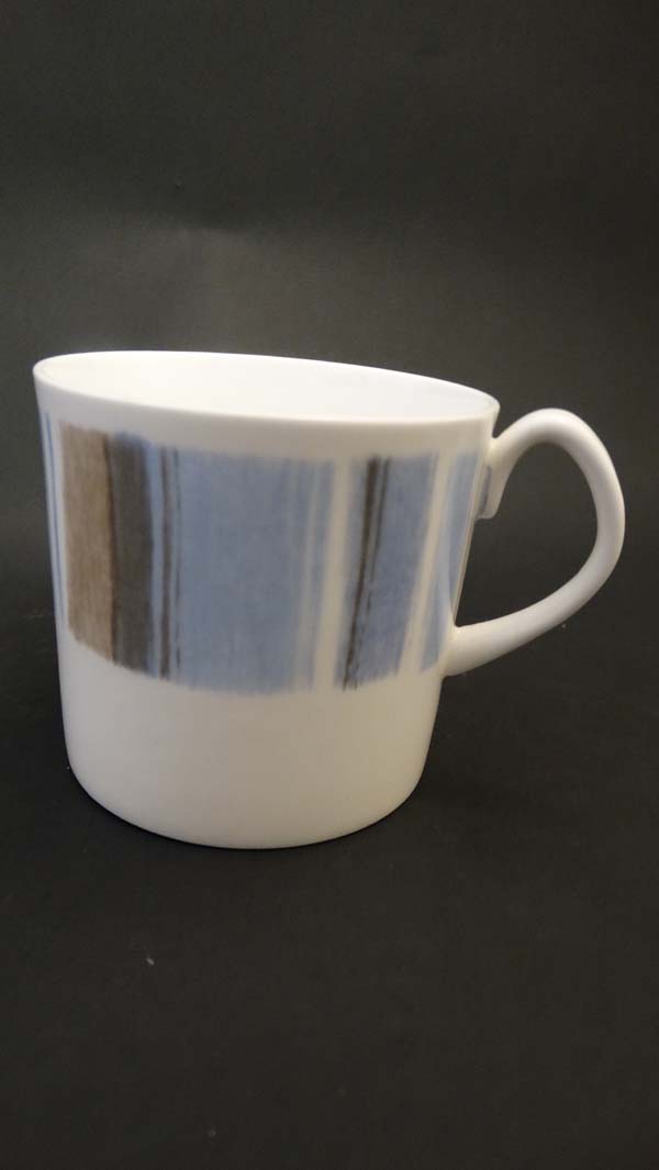 Vintage Retro : Shelley  Aegean 14283 pattern, a bone china coffee set comprising : coffee pot, - Image 14 of 14