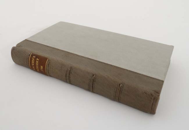 Book: ''Bracken's Farriery Improved: Or a complete treatise upon the art of farriery. 1788'' by