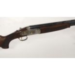 Shotgun : A Bettinsoli , Italy Deluxe 12 bore sideplate ejector (BLE) over and under shotgun ,