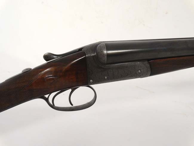 Shotgun : A best E M Reilly , London 12 bore boxlock ejector (BLE) side by side shotgun , double - Image 4 of 8