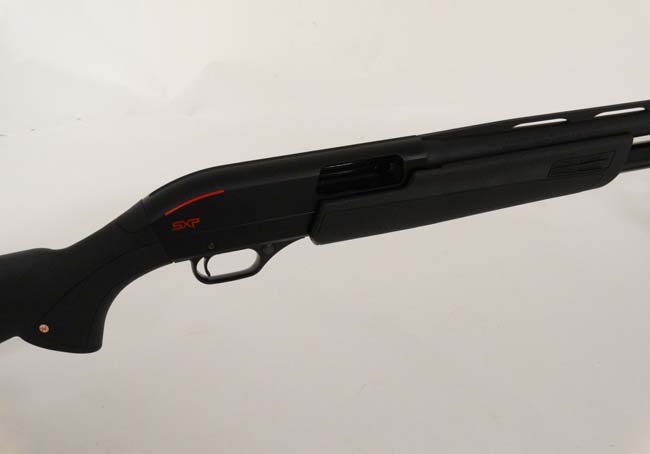 Shotgun : A Winchester ( Istanbul Silah ) , Turkey SXP 12 bore pump - action ( three shot )