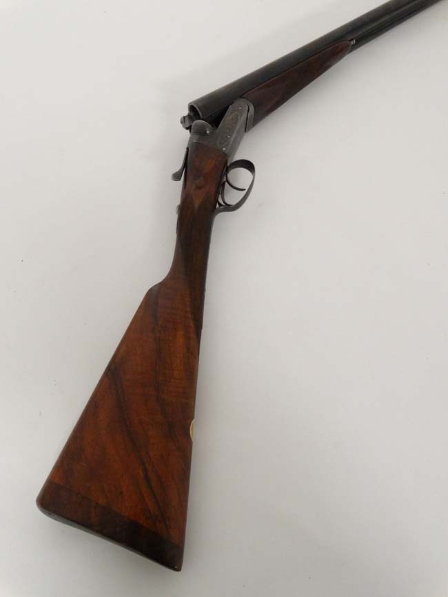 Shotgun : A best E M Reilly , London 12 bore boxlock ejector (BLE) side by side shotgun , double - Image 2 of 8