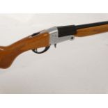 Shotgun : A BSA , Italy .410 folding single barrel shotgun , 15 3/4" chequered semi - pistol grip