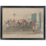 C Hunt after F C Turner (1742-1846)
Hand coloured engraving 
' The Young English Foxhunter....'
17 x