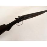 Shotgun : A Midland Gun Co , Birmingham 12 bore sidelock side by side (SLNE) toplever hammergun ,