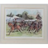 Mark Huskinson 1988
Limited edition coloured print 41/750
" Royal Windsor Horse Show " The Kings