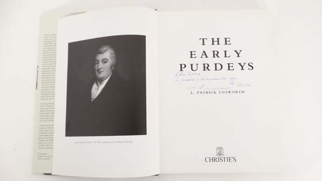 Books: 2 Books on Purdey Guns.  A signed copy of '' The Early Purdeys ''. 1966. By L Patrick - Image 4 of 7