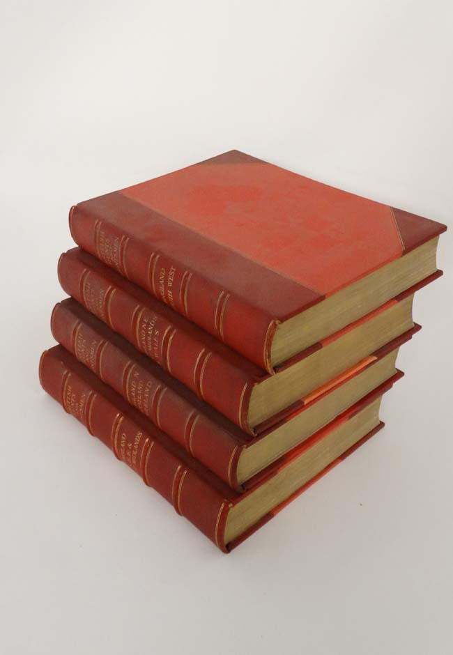 Books: '' British Hunts and Huntsmen '', in 4 volumes. The books illustrated with engravings and - Image 4 of 23