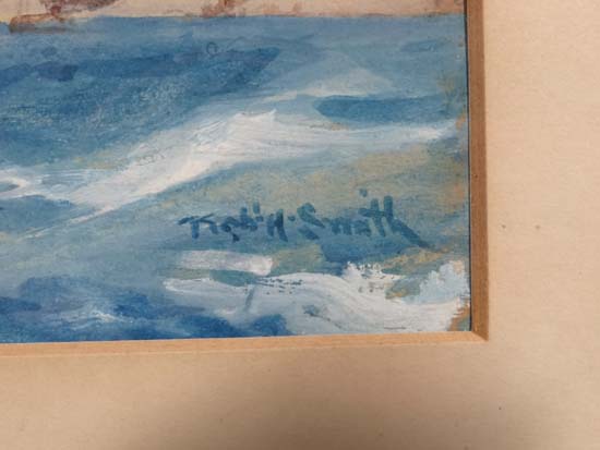 ? H Smith XX
Watercolor and gouche  together with another 
Fishing boat towing a rowing boat 
One - Image 4 of 4