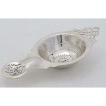 A HM silver tea strainer Sheffield 1946 maker James Dixon & Sons 6" long CONDITION: Please Note -