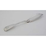 A Wm IV silver fiddle pattern butter knife. Hallmarked Exeter 1835 maker William Rawlings Sobey. 7