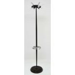 Vintage Retro :a DU-AL Harrow England coat, hat and umbrella stand formed of aluminium , steel and