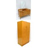 Vintage Retro : A British G- Plan (  EG ) 1953 Brandon Blonde light oak dressing table no. B837 with