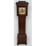 Richd Corless Stockport (  Richard Corlyes , Stockport  ,late 18 th C ) Oak Longcase Clock  :  an