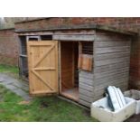 Dogs : a bespoke Gun Dog kennel and integral Run, with inspection door, door to kennel and another