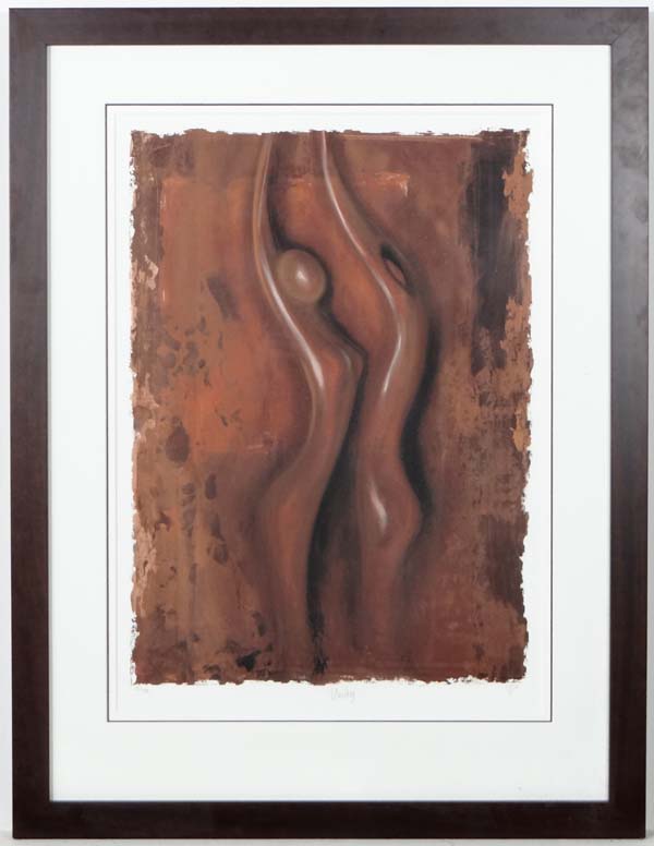 Jenine Parker XX,
Giclee limited Edition Print 13/195,
'Unity '
Initialled, named and numbered in