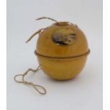 Mauchline : a spherical string box  having the applied oval image of ' Douglas from the South '