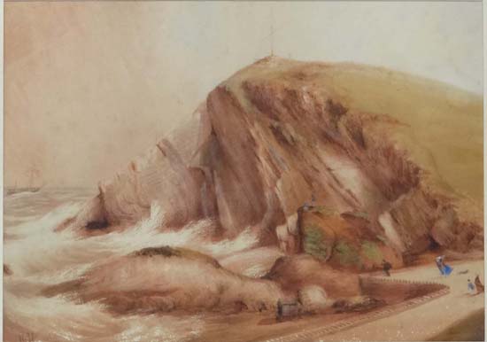 WJE 1836
Watercolour
South Coast beach and cliffs in a swell
Signed and dated lower left
16 1/2 x - Image 3 of 4