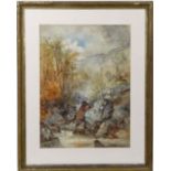 Keeley Halswelle (1832-1891)
Watercolour
'The Teign , Devon '
Titled lower left and signed lower