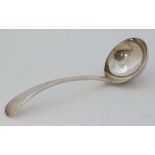 A HM silver sauce ladle. Sheffield 1920 maker Walker & Hall approx 6" long (60g) CONDITION: Please