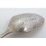 Two Silver jubilee commemorative silver teaspoons . Hallmarked London 1934 maker Josiah Williams &